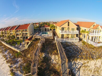 La Valencia Gulfside Pool Aerial Best