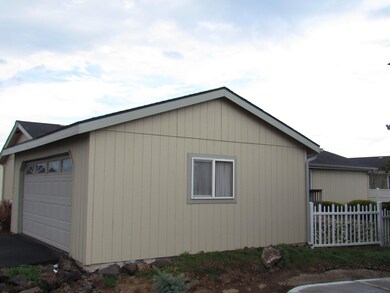 garage/side of home, backyard