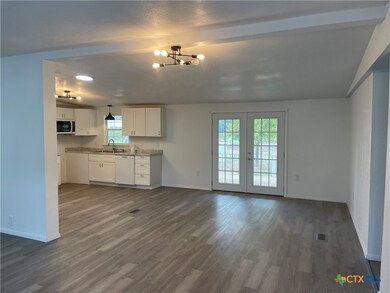 Dining Room with double outside doors