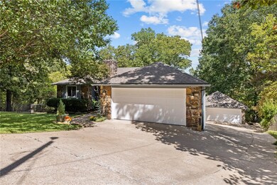 Main garage w/ additional 2 car