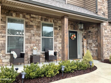 Welcoming Covered Front Porch