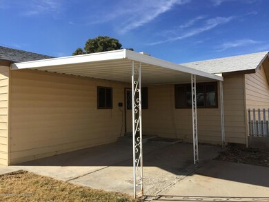 Covered patio off kitchen