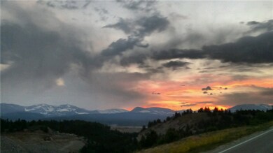 Fairplay sunset over the Mosquito Range