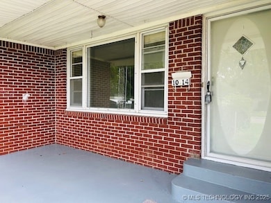 covered porch view