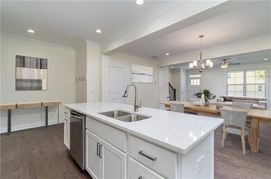 Virtually staged Samantha floor plan