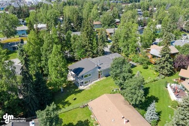 Aerial showing back yard