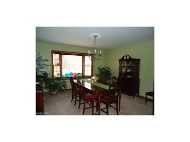 Dining Room 14x14 has a bay window with pretty vie