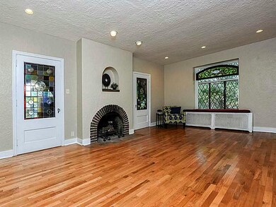 Living Room. Wood burning Fireplace