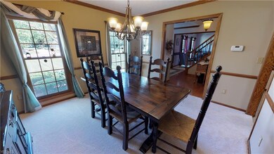 Formal Dining Room off of the entry way and openin