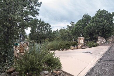 Driveway entrance & landscaping