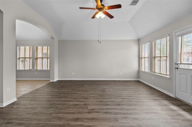 Another view of the living room/den area.
