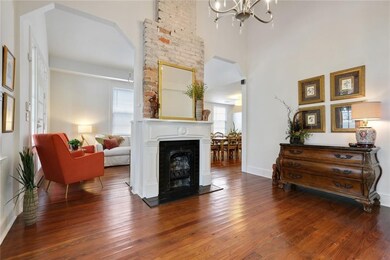 Welcoming entrance and open floor plan.