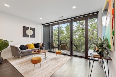 Living room featuring recessed lighting, visible 