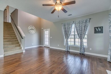 View to the front entry