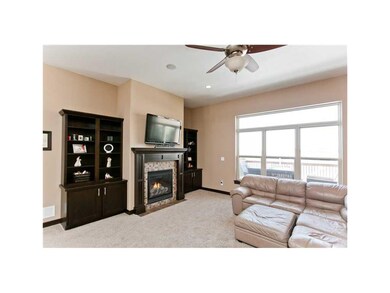 Fireplace.