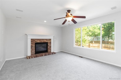 Family room with large window for plenty of sunsine!