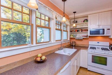 Bright and cheery kitchen with...