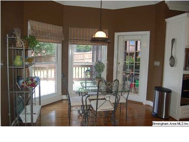 Sunny eating area in kitchen