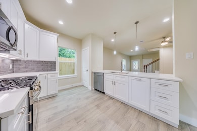 Appliances include an incredible stainless steel g
