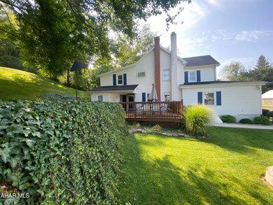 Left side of house