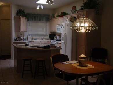 Kitchen with island