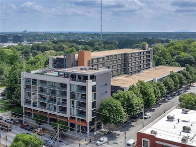 Bird's eye view of Tribute Lofts