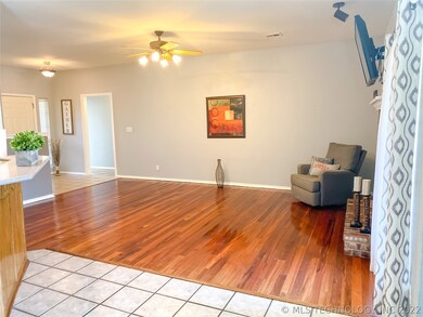 Open concept living dining and kitchen
