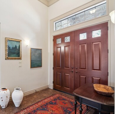 Gorgeous entrance lots of lighting surrounded