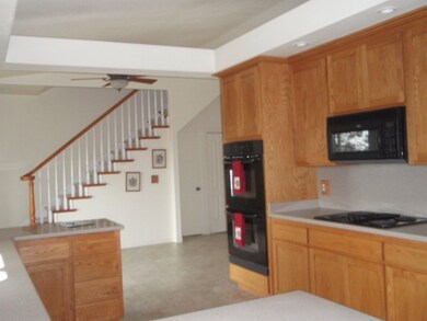 View of Stairs from Kitchen