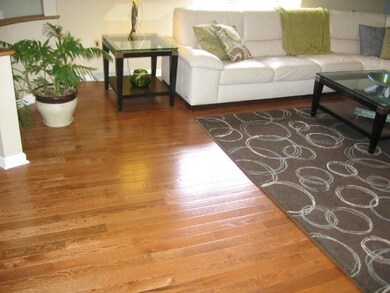 Living Room #3 - Close-up of the new hardwood floo