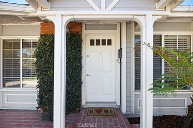 Covered entry porch