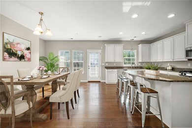Kitchen and dining area