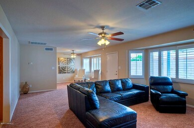Spacious Family Room with Bay Window