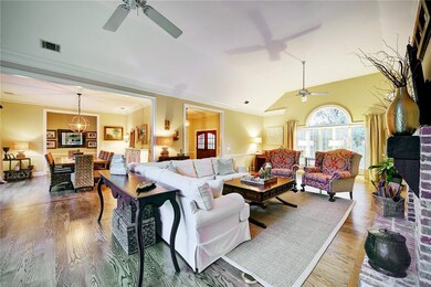 Dining room open to first living room