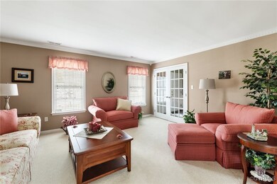 French Glass Door from Foyer