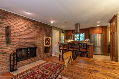 Two-way Woodburning Fireplace