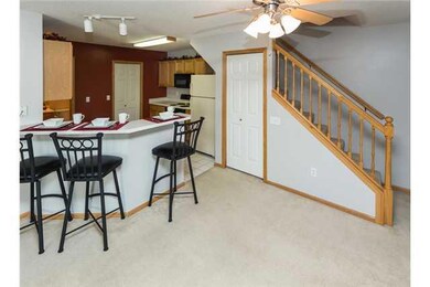 Dining Room. Optional dining area with ceiling fan