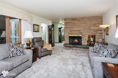 Large Rock Fireplace