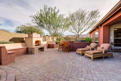 Back Yard Pavers and Fire Place