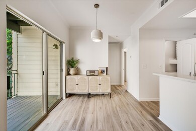 Dining room featuring light wood-style floors and
