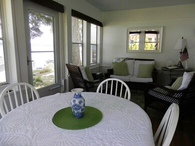 ENJOY DINING ON THE LAKESIDE PORCH