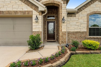 Gorgeous elevation with beautiful bricks & stones.
