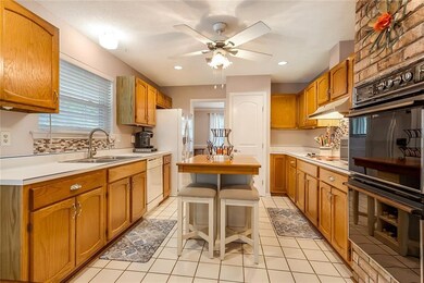 Large kitchen with pantry.
