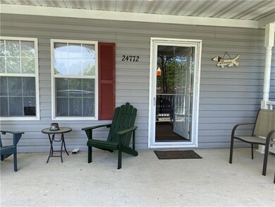 Covered front porch