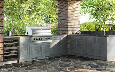 outdoor kitchen