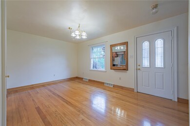 You will love  the gleaming hard wood floor in the