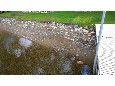 A picture of the lake bottom from edge of dock at 