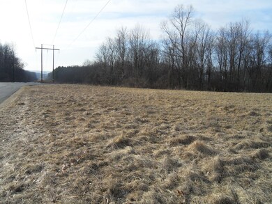Looking West from lot
