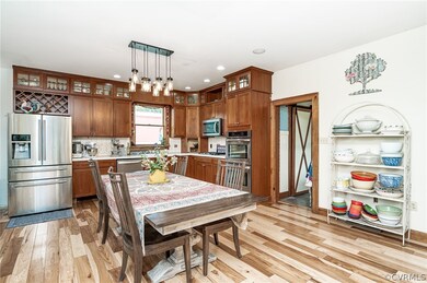 Kitchen view to 7x6 walk in pantry