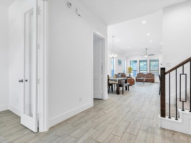 Beautiful entry to the open concept of this home